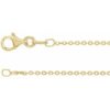 Ch1061 / 18K Yellow Gold-Plated Sterling Silver / Cable / 1.4 Mm / 16 In / Lobster Clasp / Diamond-Cut / Diamond-Cut Cable Chain