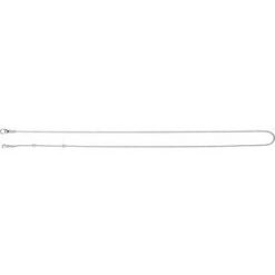 Ch1053 / Platinum / Cable / 1.2 Mm / 16-18 In / Lobster Clasp / Polished / Adjustable Cable Chain