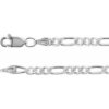 Ch433 / Sterling Silver / Figaro / 2.5 Mm / 20 In / Lobster Clasp / Polished / Figaro Chain