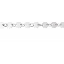Ch1268 / Sterling Silver / Mirror / 4 Mm / Per Inch / None (Per Inch) / Polished / Round Mirror Chain