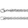 Ch266 / Sterling Silver / Wheat / 4 Mm / 16 In / Lobster Clasp / Polished / Wheat Chain