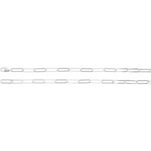 Ch1208 / Sterling Silver / Paperclip-Style / 6.2 Mm / 20 In / Lobster Clasp / Polished / Paperclip-Style Chain