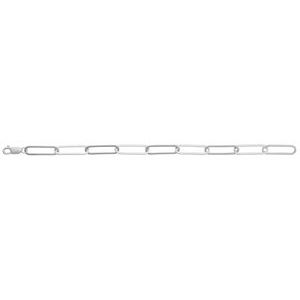 Ch1208 / Sterling Silver / Paperclip-Style / 6.2 Mm / 7 In / Lobster Clasp / Polished / Paperclip-Style Chain