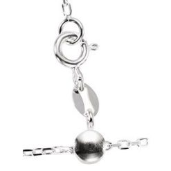 Ch901 / Sterling Silver / Cable / .95 Mm / 16-22 In / Spring Ring / Polished / Adjustable Cable Chain