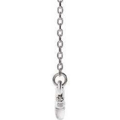 86311 / Necklace / Sterling Silver / 28 X 9.21 Mm / 16-18 In / Polished / Branch Bar Necklace