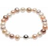 67630 / Bracelet / Set / Sterling Silver / Pearl / Cultured Freshwater Pearl / 8.0-9.0 Mm / 7 3/4 In / Polished / Cultured Multi-Color Freshwater Pearl Bracelet