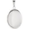 84923 / Pendant / Sterling Silver / 28.9 X 16 Mm / Polished / Oval Locket