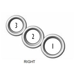 86701 / Earring / Set / Imitation Blue Sapphire / Round / 3 Mm / Sterling Silver / Imitation Blue Sapphire / Pair / Friction Backs Included / Polished / Imitation Blue Sapphire Ear Climbers