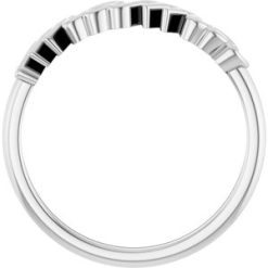 57739 / Ring / 14K White / Polished / Mama Ring