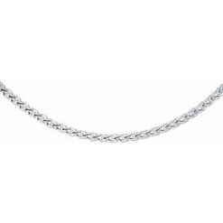 Ch266 / Sterling Silver / Wheat / 6 Mm / 18 In / Lobster Clasp / Polished / Wheat Chain