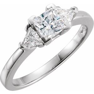 Three-Stone Engagement Ring or Band