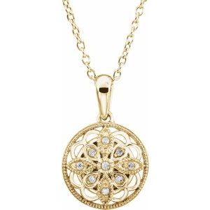 Granulated Filigree Necklace