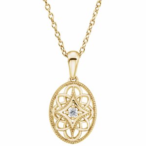 Granulated Filigree Necklace