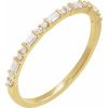 Accented Stackable Ring