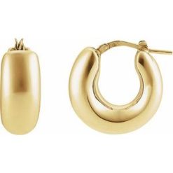Electroform Hoop Earrings