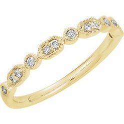 Accented Stackable Ring