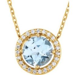 Halo-Style Necklace or Pendant