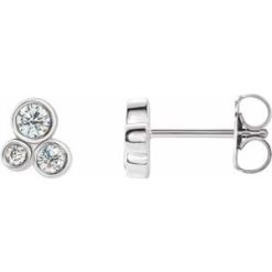 Geometric Cluster Earrings