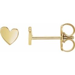 Asymmetric Heart Earrings