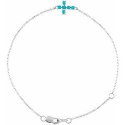 Sideways Cross Bracelet