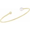 Accented Pearl Cuff Bracelet