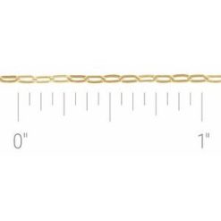 1.25 mm Paperclip-Style Chain
