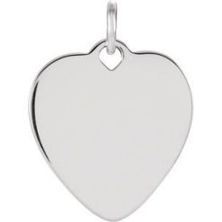 Engravable Heart Charm Bracelet
