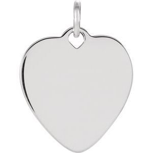 Engravable Heart Charm Bracelet