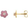 Youth Enamel Flower Earrings