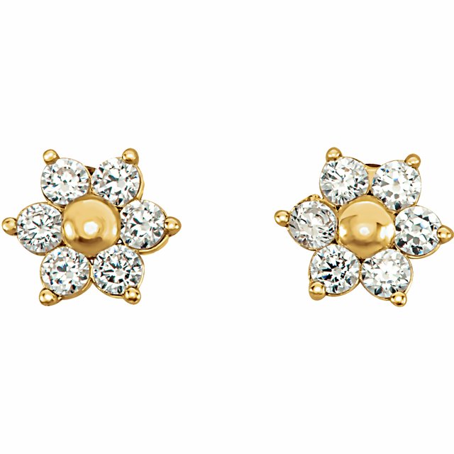 Youth Floral-Inspired Earrings - Image 2