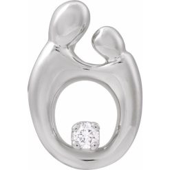 Accented Mother and Child® Slide Pendant