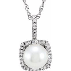 Birthstone Halo-Style Necklace