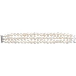 Alternative view of Pearl 3-Strand Bracelet