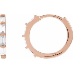 Lab-Grown Diamond Hoop Earrings