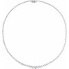 Lab-Grown Diamond Line Necklace
