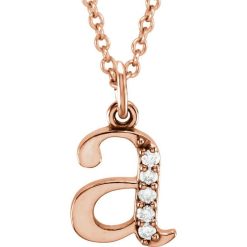 Initial Necklace or Pendant