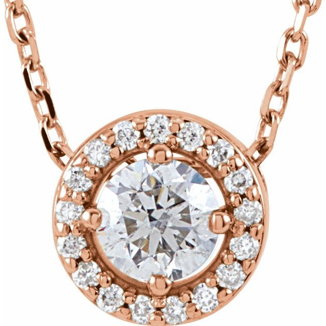 Halo-Style Necklace or Pendant