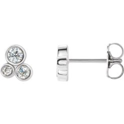 Geometric Cluster Earrings