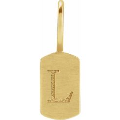 Engravable Dog Tag Charm/Pendant