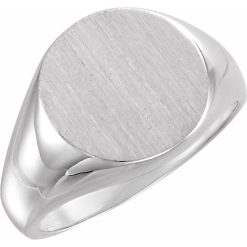 Round Signet Ring
