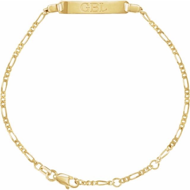 Adjustable Identification Figaro Bracelet - Image 3