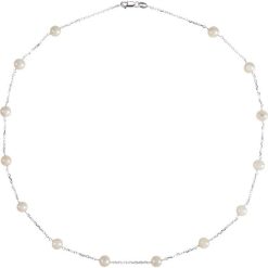 Pearl Station Necklace